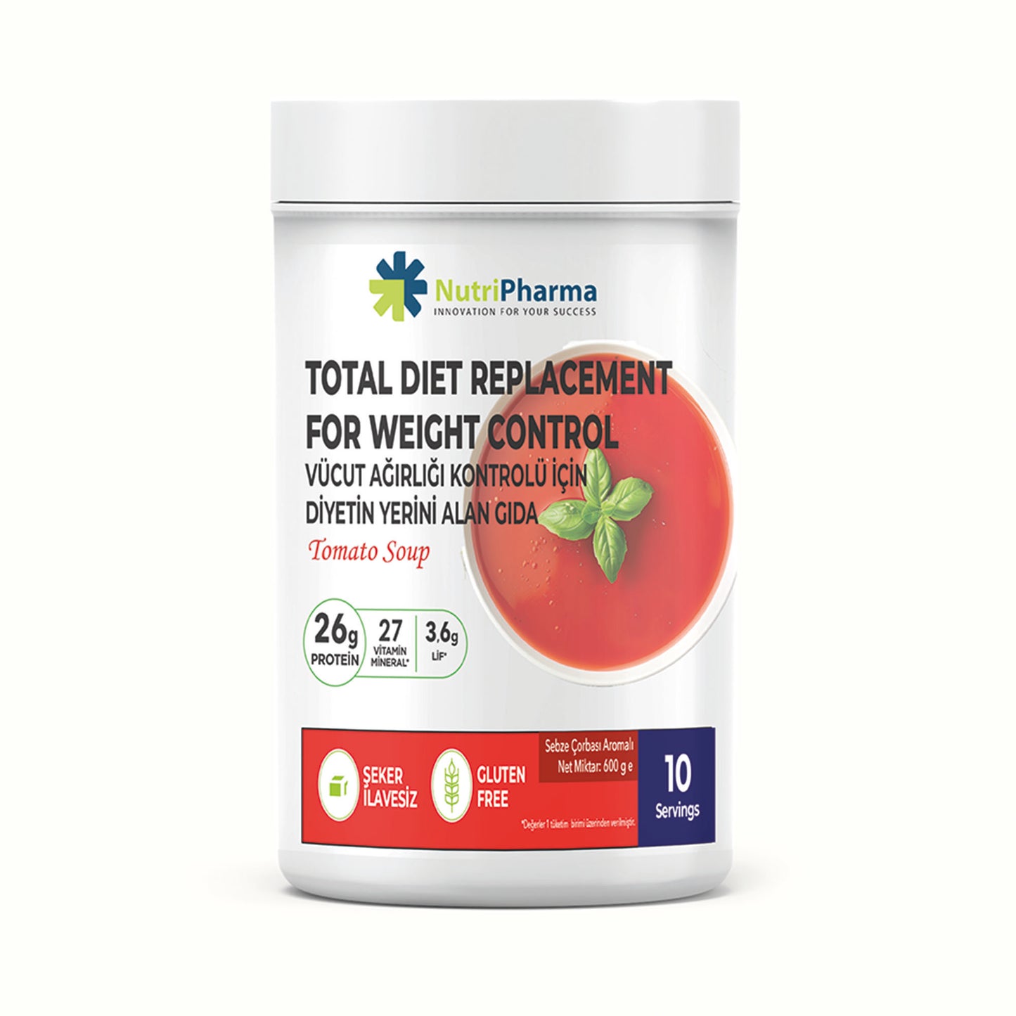 NutriPharma Yüksek Proteinli Öğün Yerine Geçen Çorba