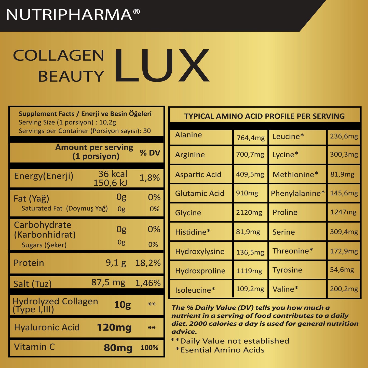 Nutripharma Collagen Beauty Lux