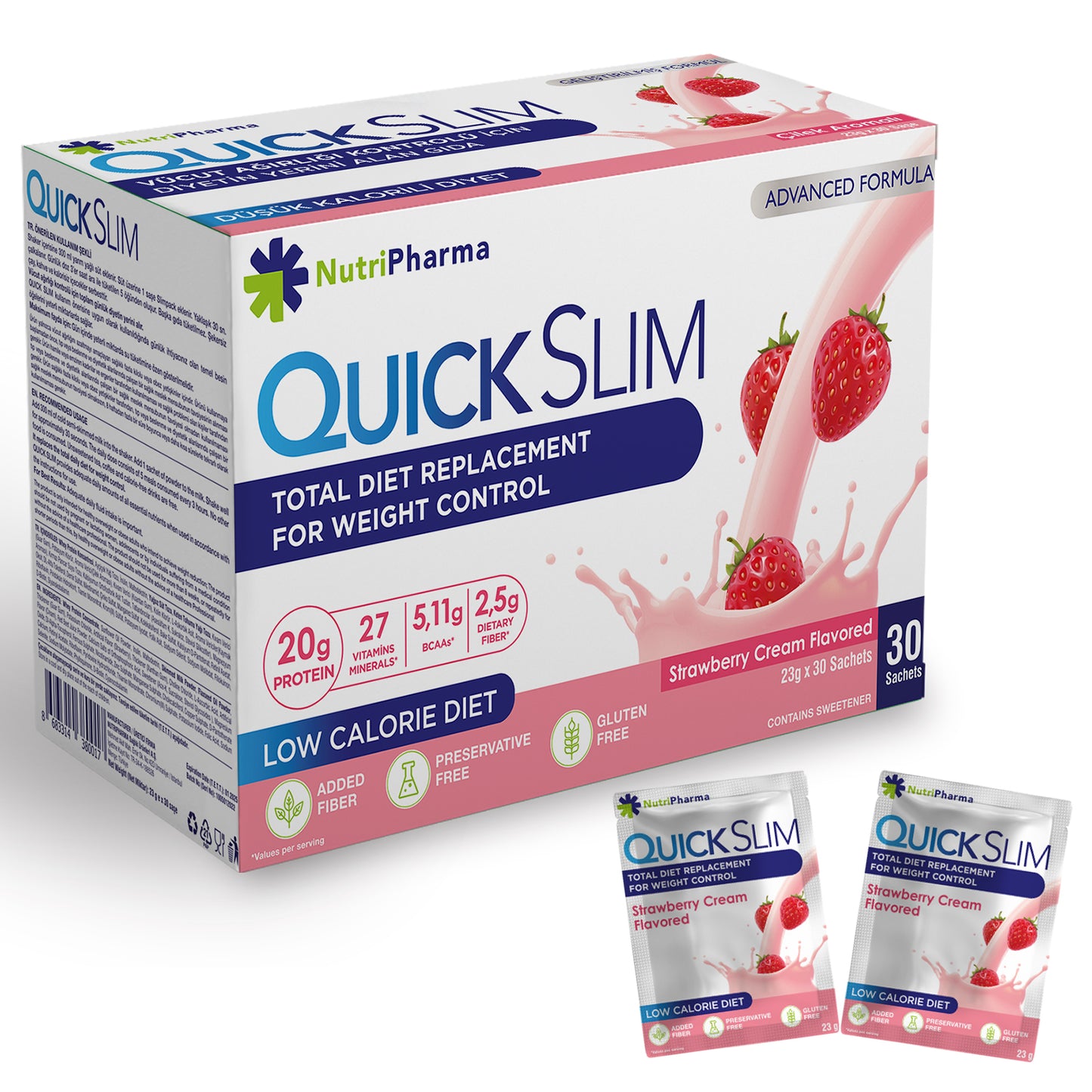 Quick Slim Kilo Verme Amacli Ogun Shake-30 sase