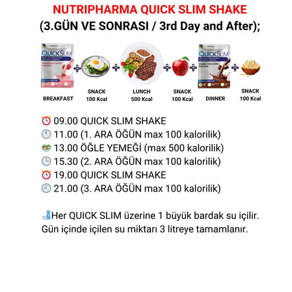 Quick Slim Kilo Verme Amacli Ogun Shake-30 sase