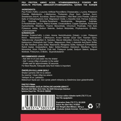 Nutripharma Protein Powder – 464g (16 Servings)