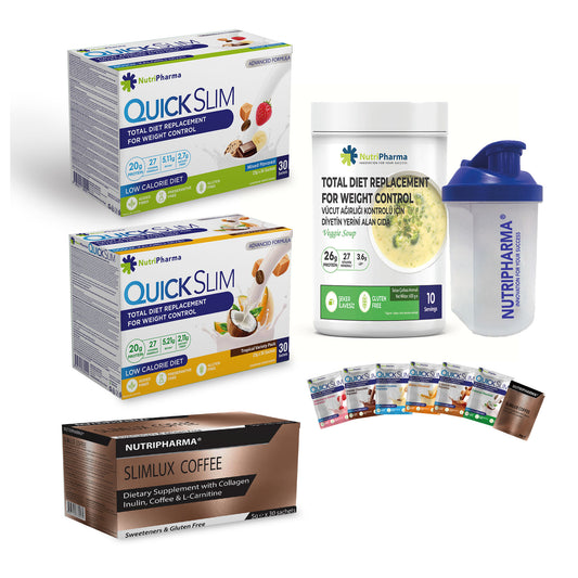 Quick Slim Tam Diyet Seti (Shake, Çorba ve Form Kahve)
