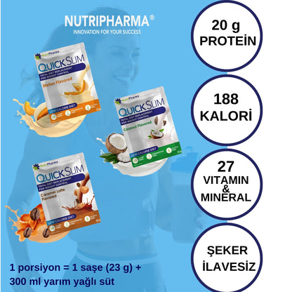 Quick Slim Kilo Verme Amacli Ogun Shake-30 sase